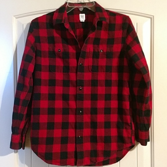 Nwt Gap Kids Boys 4 Red /& Black Buffalo Plaid Flannel Pajamas